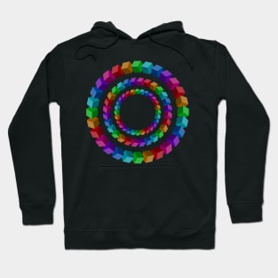 Circles illustion Hoodie